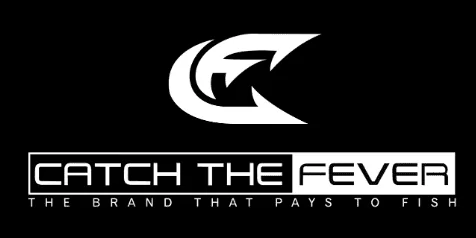 Catch The Fever Outdoors Black Background with White Logo